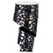 RG Ribbon: 2.5" Navy Blue Wired Leopard Print Ribbon with Glitter and Metallic Spots for Christmas and Valentine's Day Trees, Wreaths, Gifts, Crafts, Bows